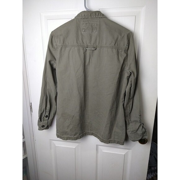 Forever 21 Olive Green Button Front Long Sleeve Army Shacket. Size S - Picture 12 of 12